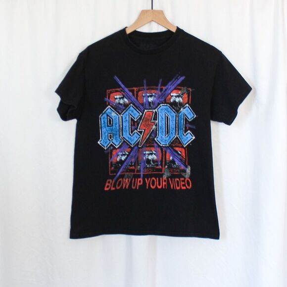 AC/DC Blow Up Your Video Graphic Tee Small - Picture 1 of 5
